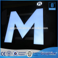 Acrylic face lighting Led sign board acrylic channel letter